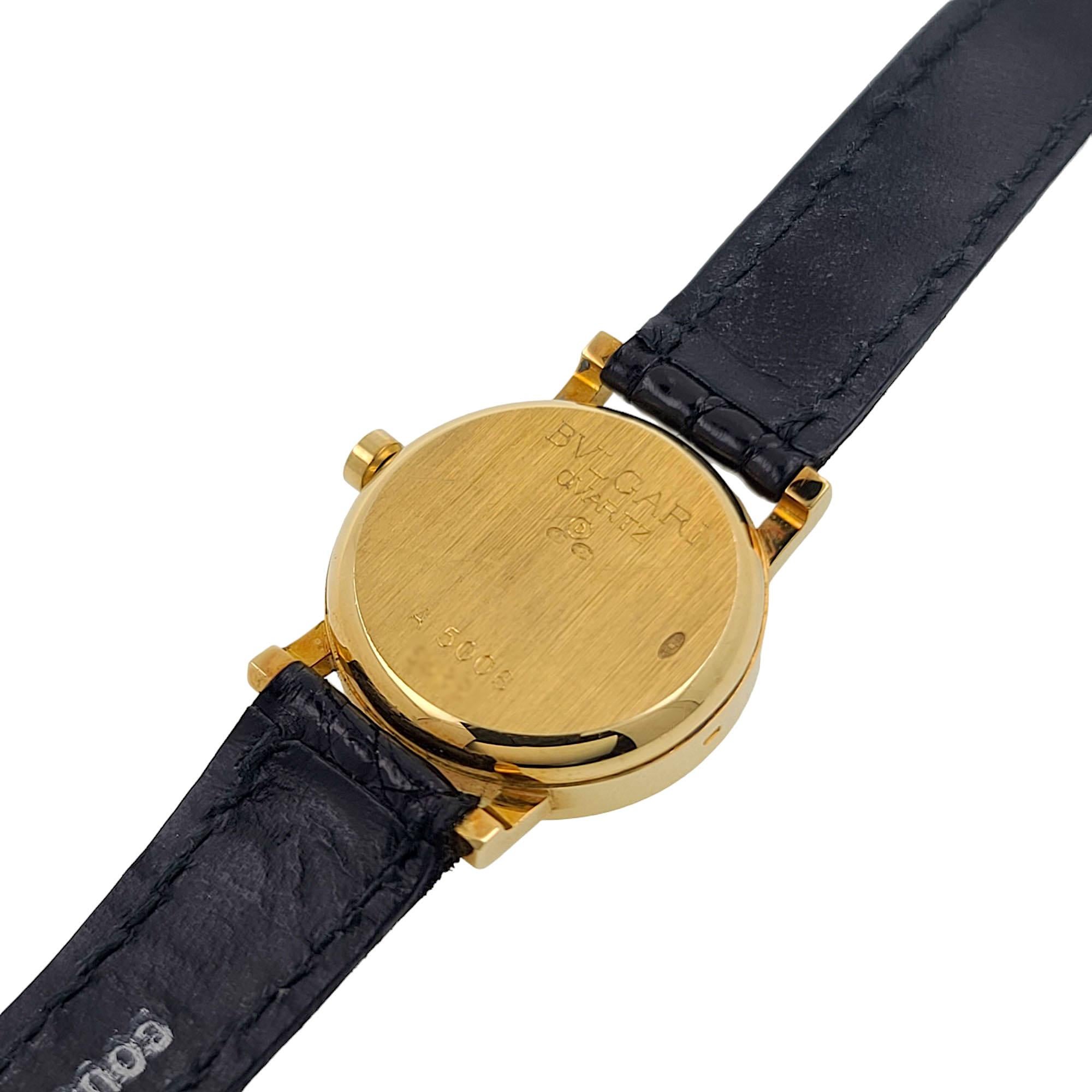 BVLGARI A5006 18k Yellow Gold Gerald Genta Design Roman Coin Monete BB23GL 5
