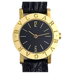 BVLGARI A5006 18k Yellow Gold Gerald Genta Design Roman Coin Monete BB23GL