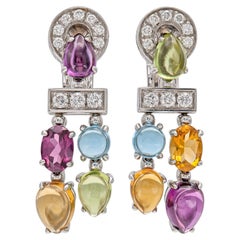 Bvlgari Allegra Orecchini pendenti con più gemme