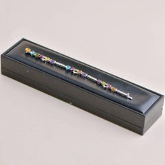 Bvlgari Allegra Multi-Gemstone White Gold Bracelet