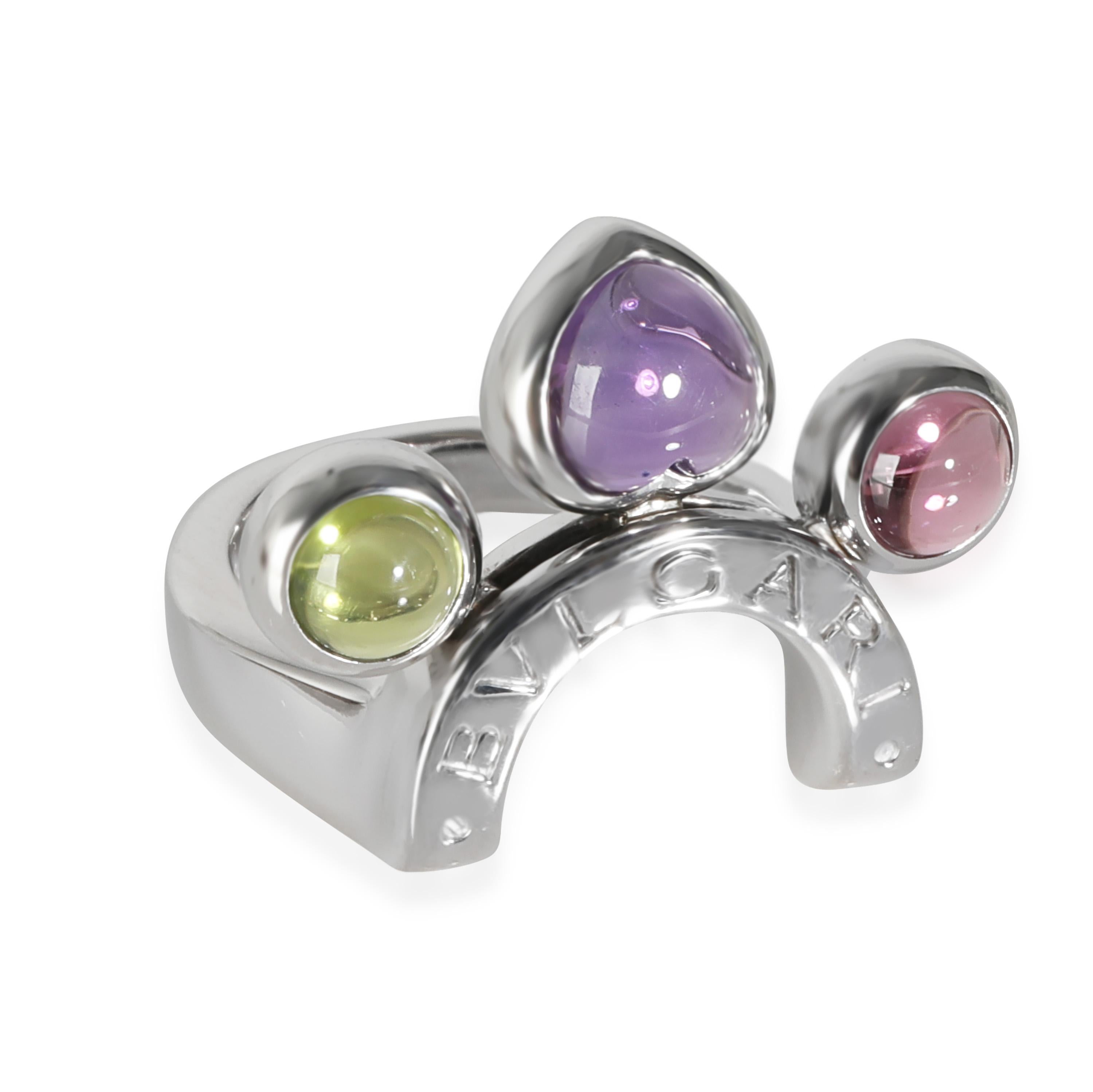 De las mujeres Anillo BVLGARI Allegra de oro blanco de 18 quilates en venta