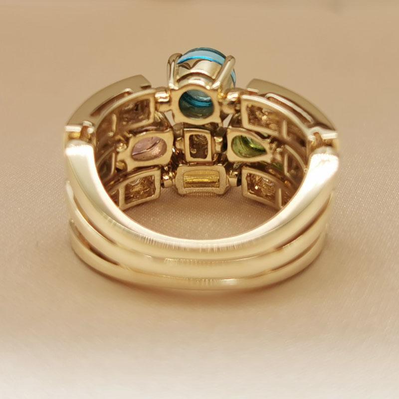BVLGARI - Allegra ring in yellow gold For Sale 2