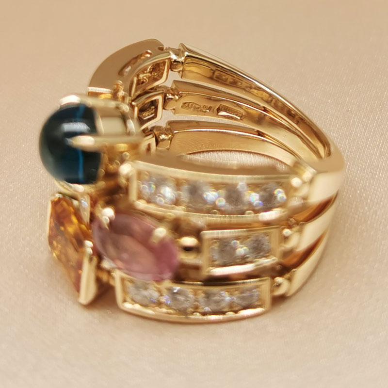 BVLGARI - Allegra ring in yellow gold For Sale 3