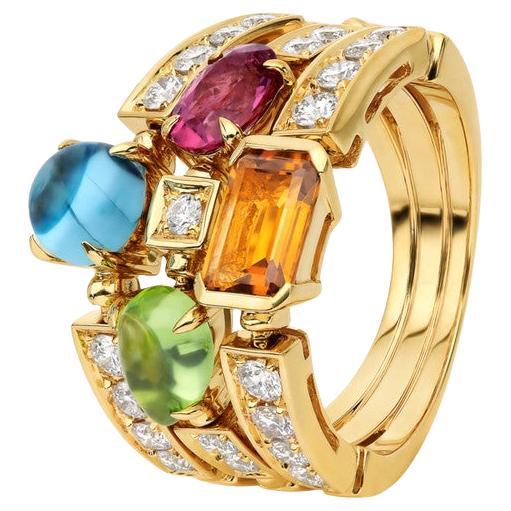 BVLGARI - Bague Allegra en or jaune