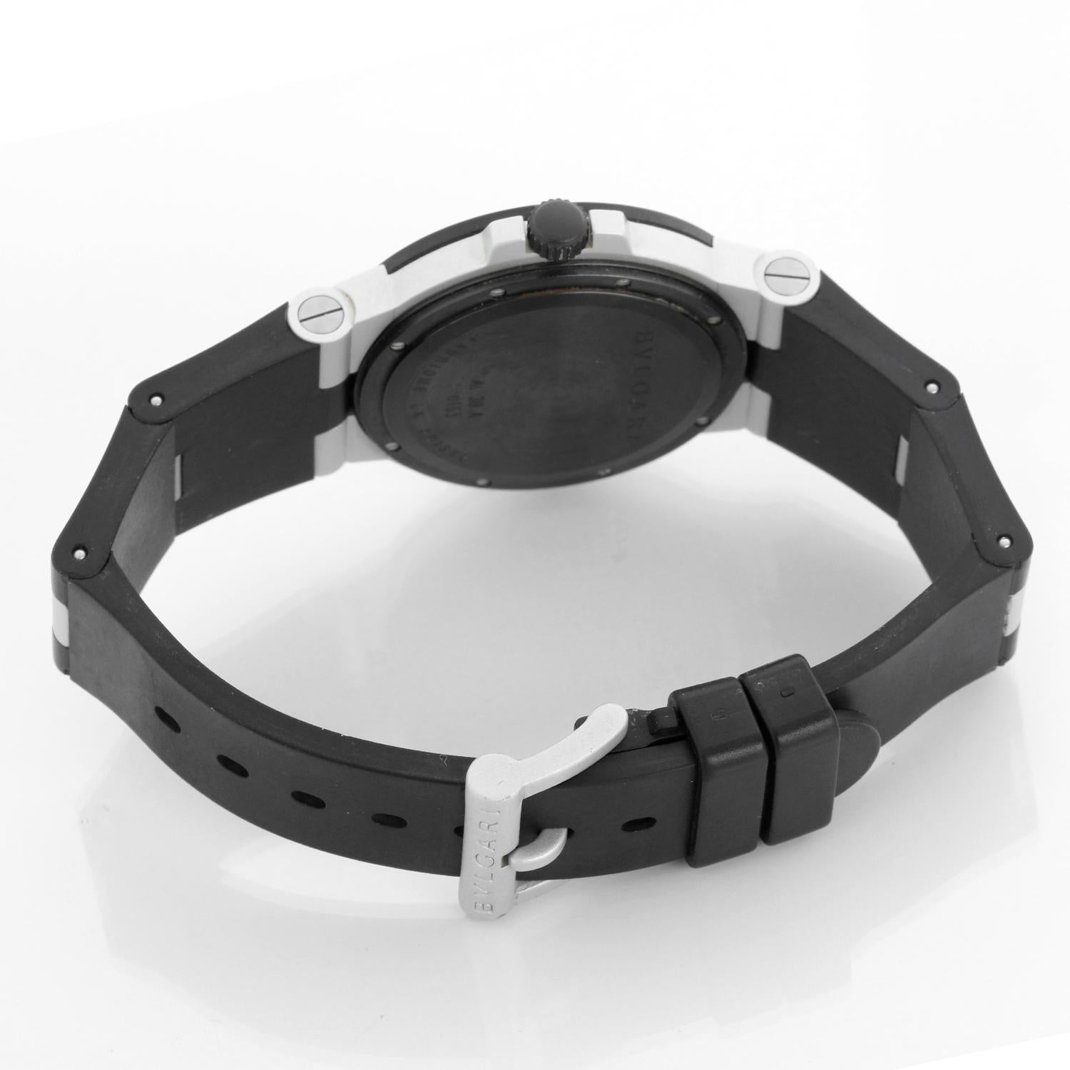 Bvlgari Quadrante Alluminio Argento  Orologio da uomo AL 38 A In condizioni ottime in vendita a Dallas, TX