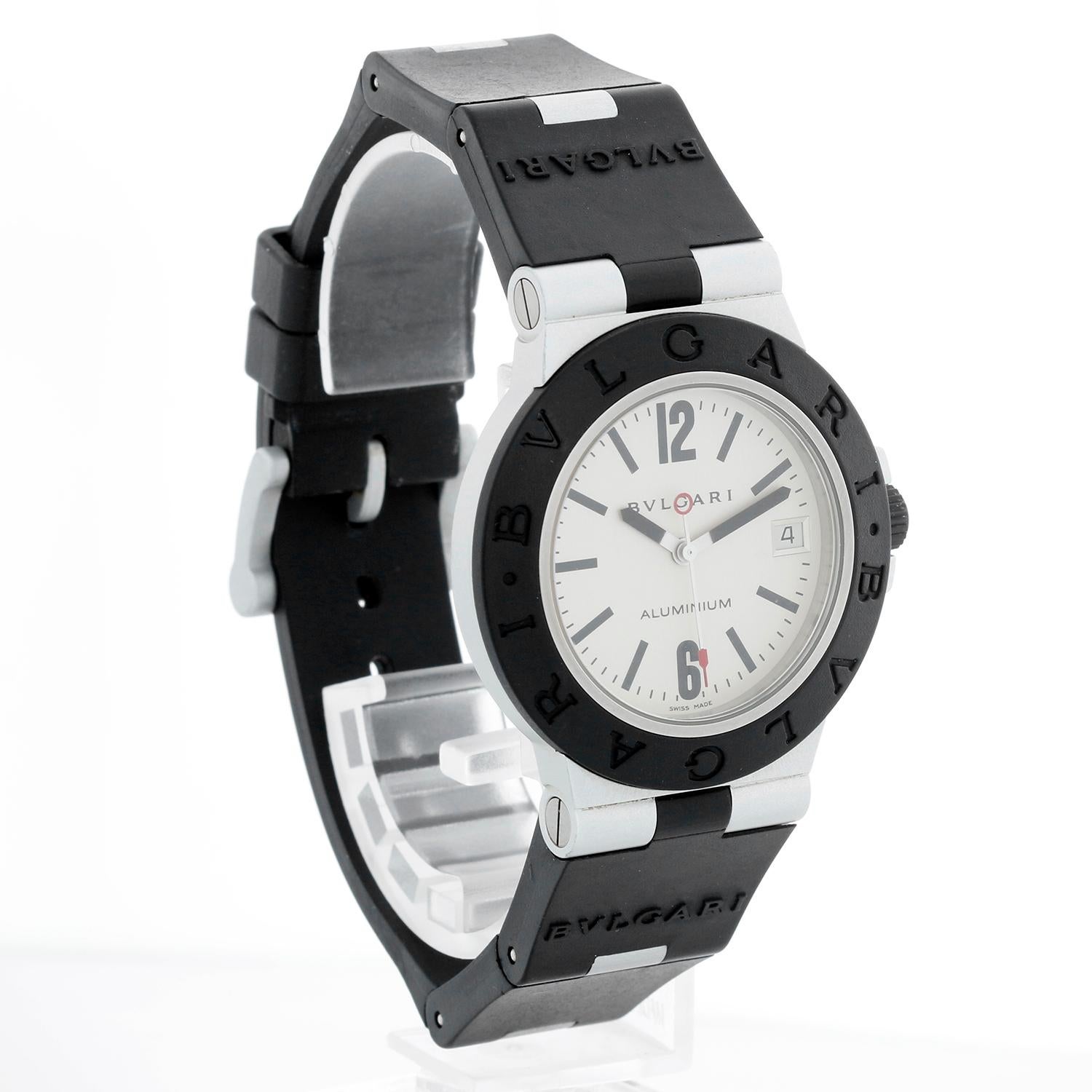 Uomo Bvlgari Quadrante Alluminio Argento  Orologio da uomo AL 38 A in vendita