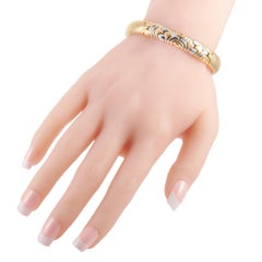 Bvlgari Alveare 18 Karat Yellow Gold and Stainless Steel Bracelet