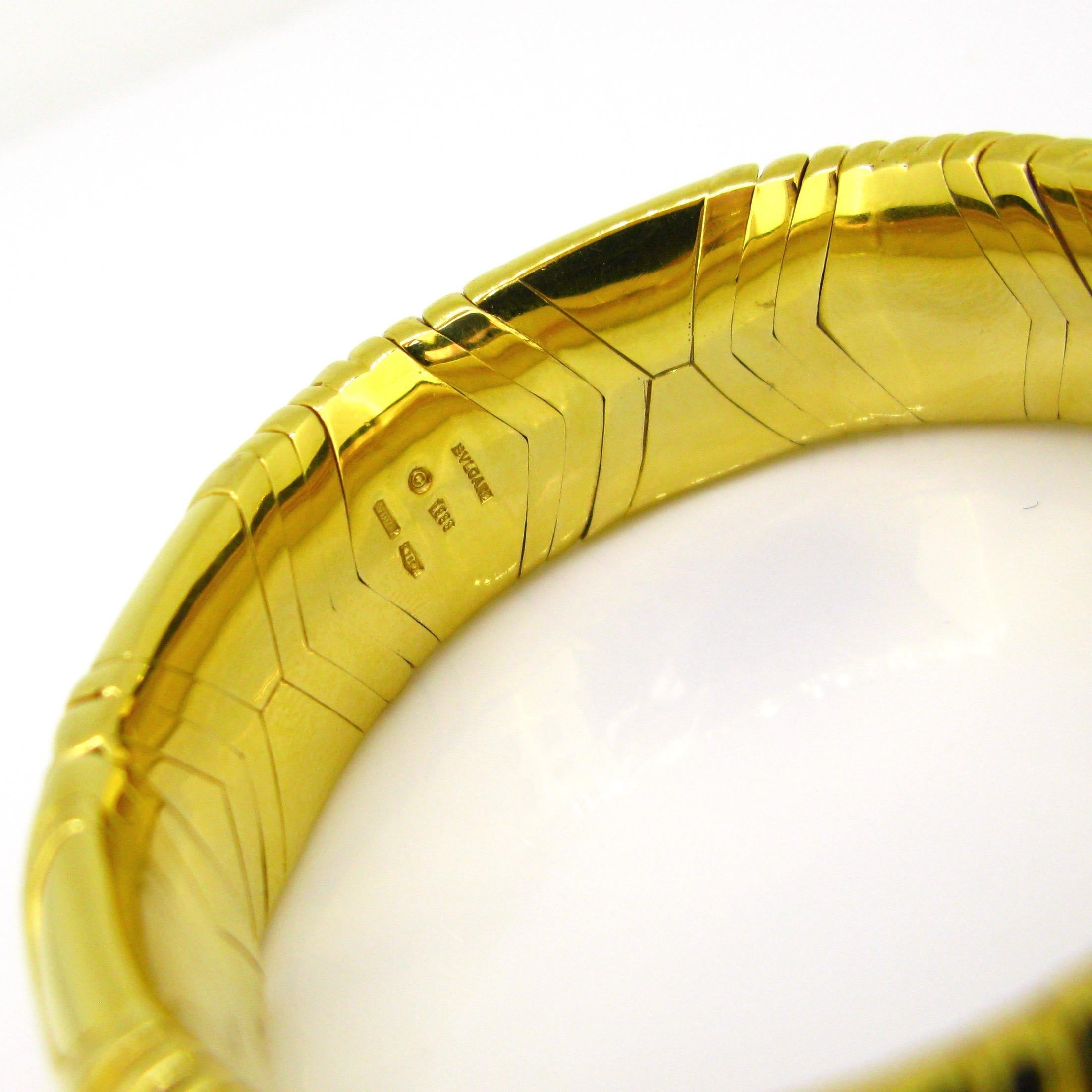 Bvlgari Alveare Collection 1988 Yellow Gold Bangle 3