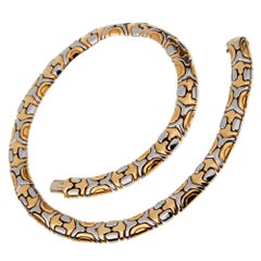 Bvlgari Alveare White Yellow Gold Choker Necklace