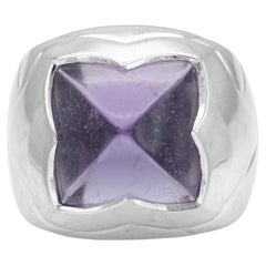 Used Bvlgari Amethyst Pyramid Ring
