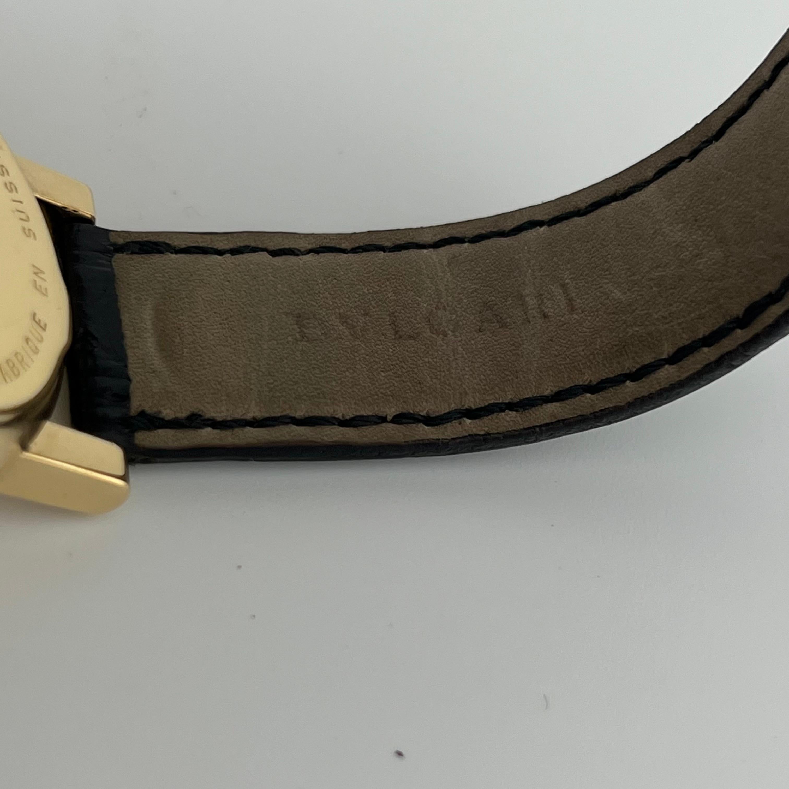 Bvlgari Anfiteatro AT35GL 35mm Oro Giallo 18K Quadrante Nero Automatico Scatola Documenti in vendita 4