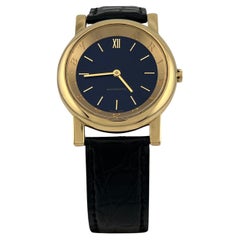 Bvlgari Anfiteatro AT35GL 35mm Oro Giallo 18K Quadrante Nero Automatico Scatola Documenti