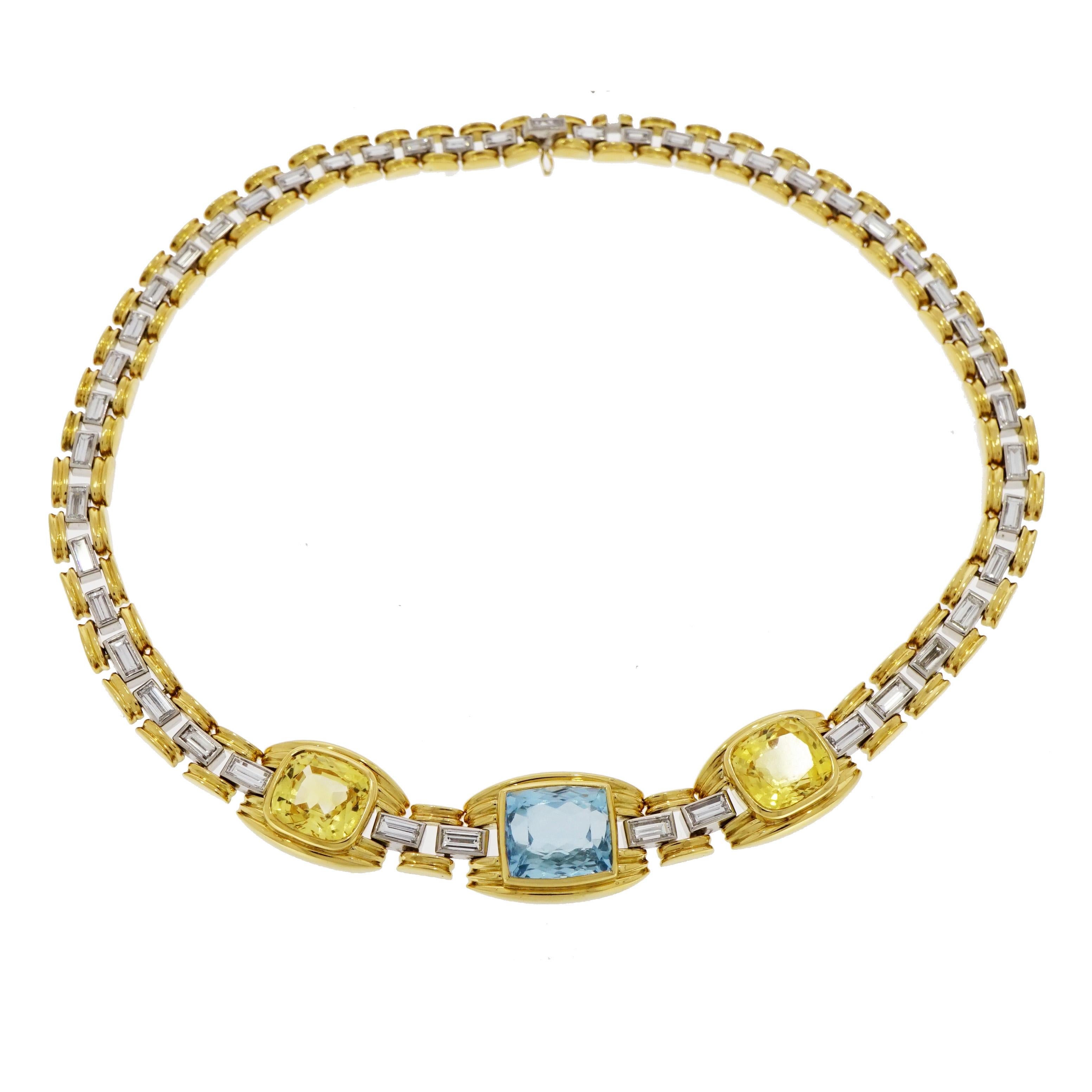 bvlgari aquamarine necklace