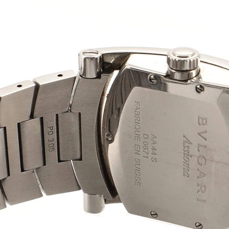 Bvlgari Assioma Automatic Watch Stainless Steel 34 In Good Condition In New York, NY