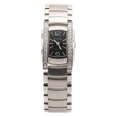 Bvlgari Assioma D Quartz Watch Stainless Steel with Diamond Bezel 18