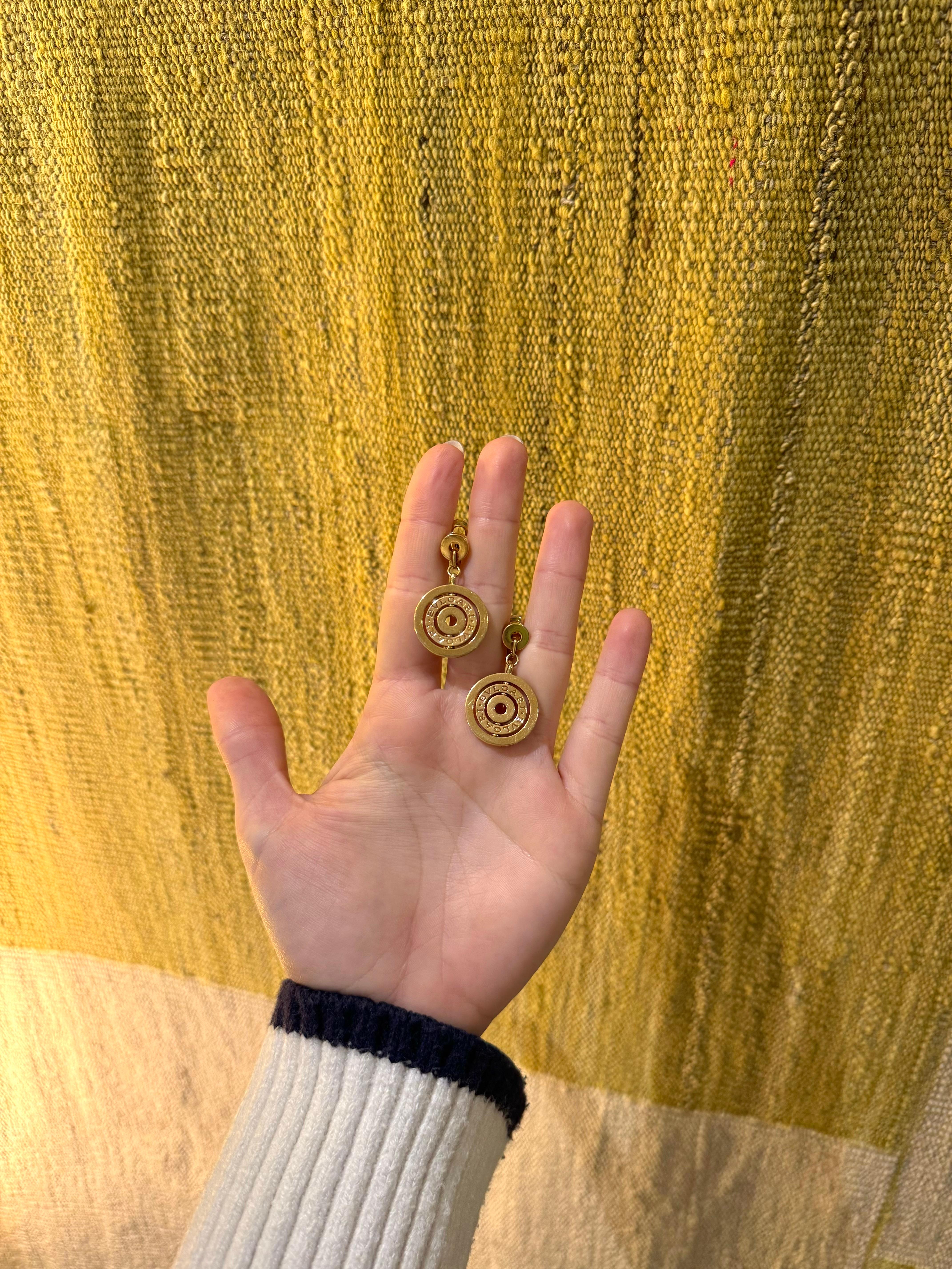 BVLGARI Astral Cerhi gold 18 Karat moving earrings 1