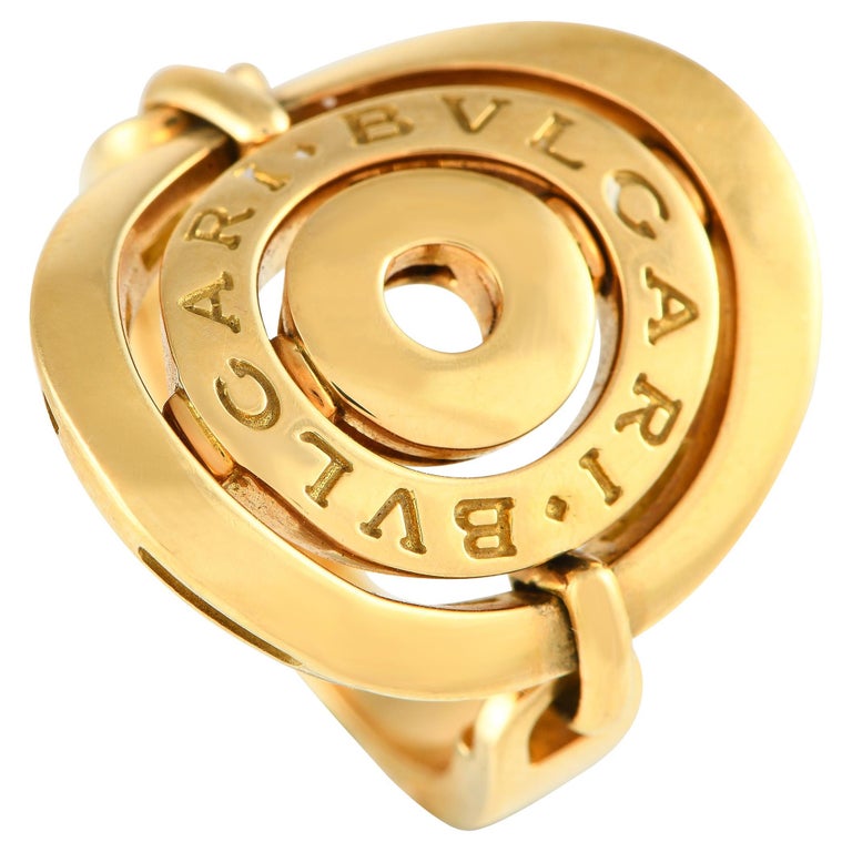 Bvlgari Astrale 18K Yellow Gold Cocktail Ring BV07-021324 For Sale