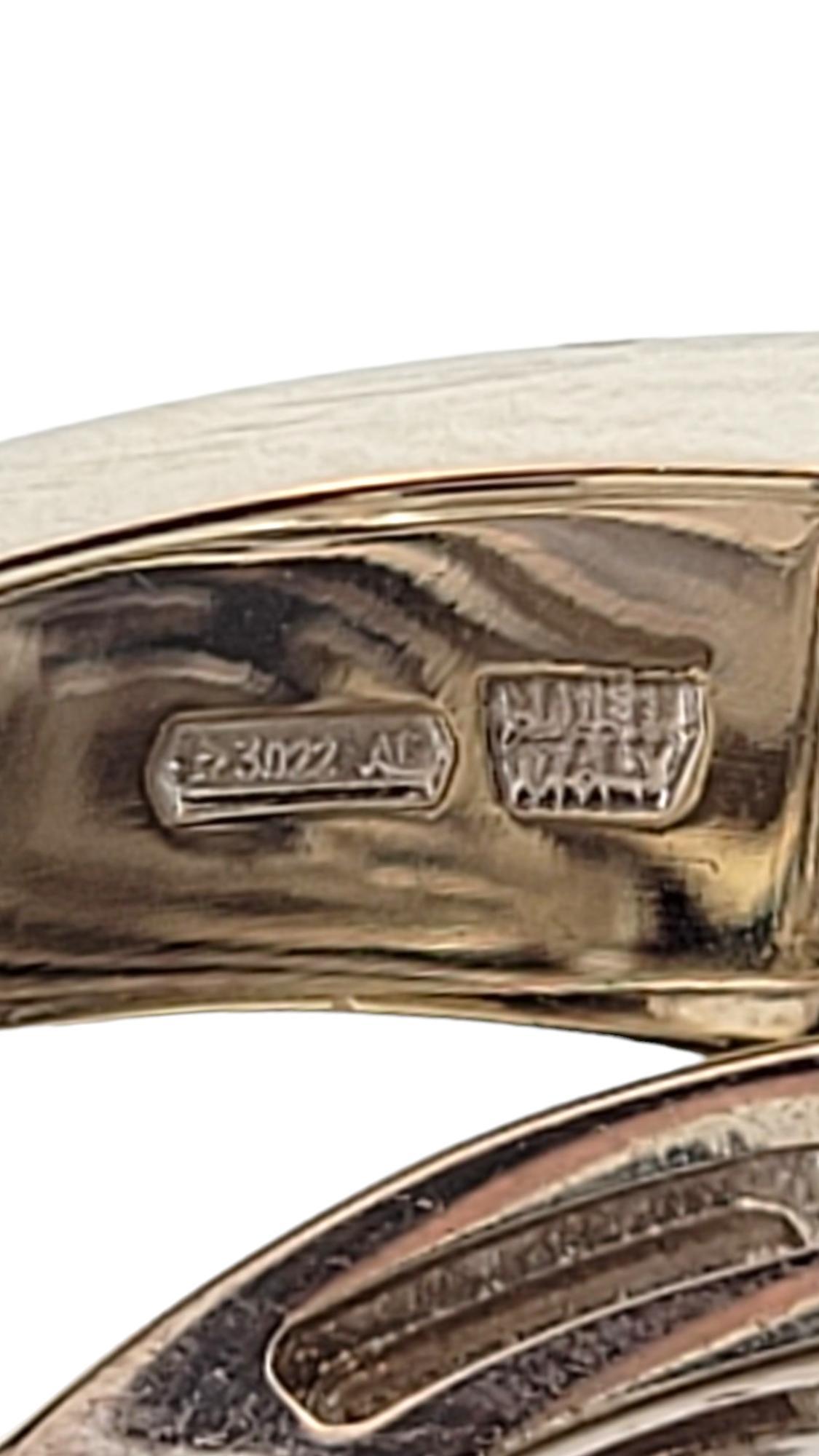 Women's Bvlgari Astrale Cerchi 18 Karat White Gold Ring Size 6.5 #18147
