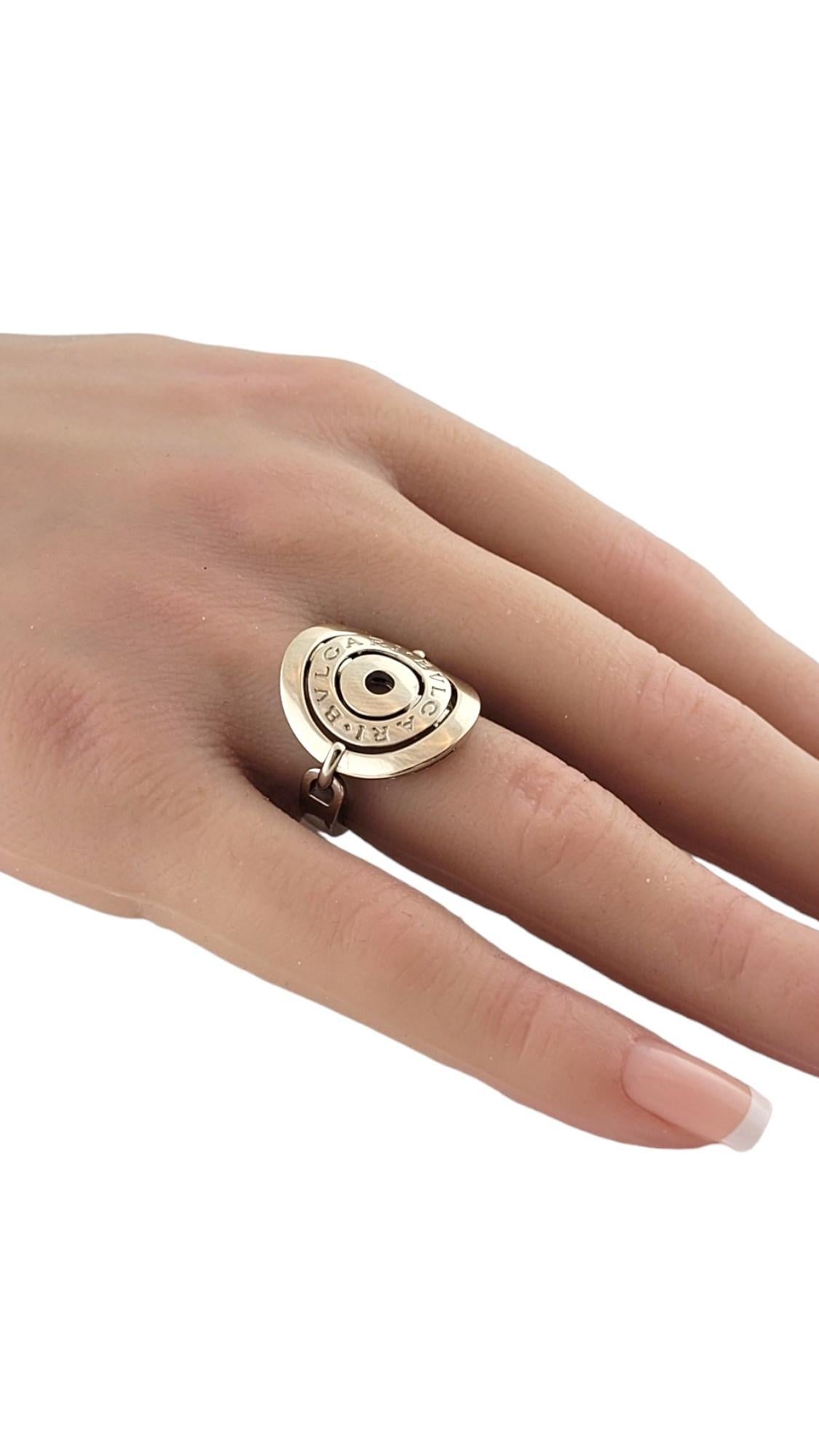 Bvlgari Astrale Cerchi 18 Karat White Gold Ring Size 6.5 #18147 3