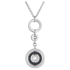Bvlgari Astrale Cerchi Halskette aus 18 Karat Weißgold