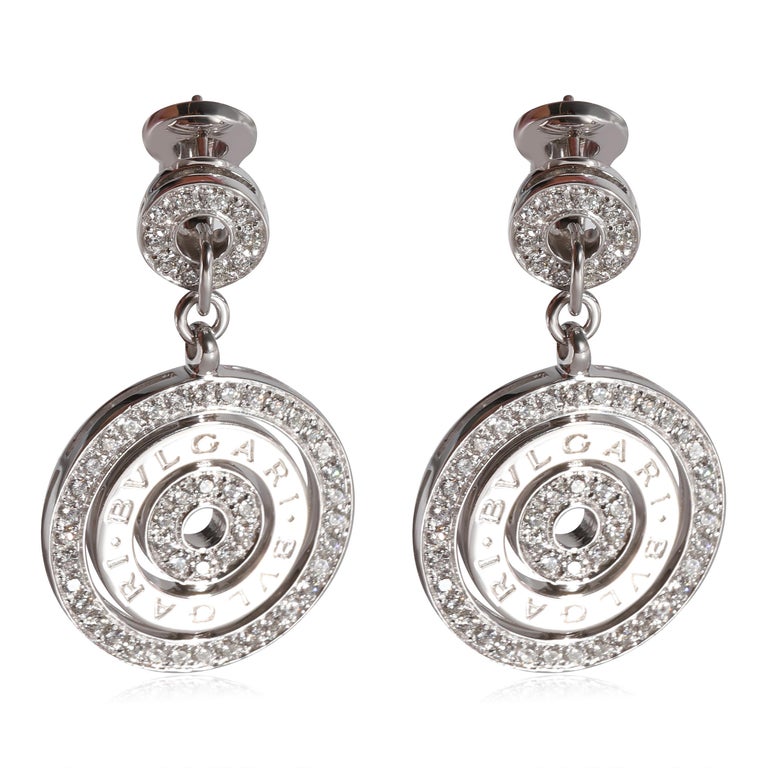 Bvlgari Astrale Diamond Earrings in 18k White Gold 1.3 CTW For Sale at  1stDibs | italian rose astrale, bvlgari astrale earrings, bulgari dangling  earrings