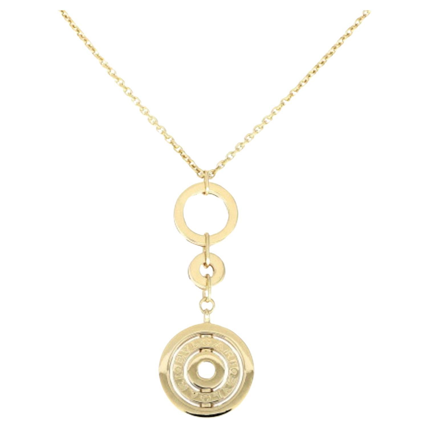 Bvlgari Astrale Pendant Necklace in 18K Yellow Gold For Sale