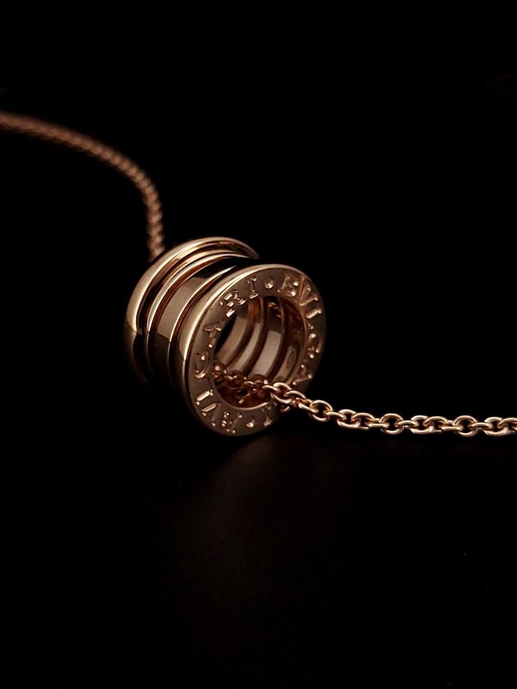 Women's Bvlgari B Zero 1 18k Yellow Gold Pendant Necklace