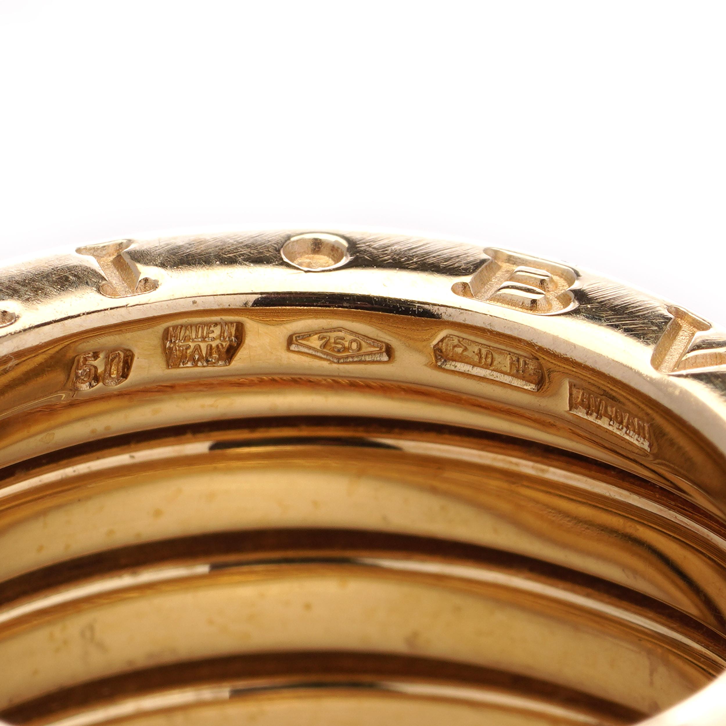 Bvlgari B. Zero1 18kt yellow gold band ring For Sale 2