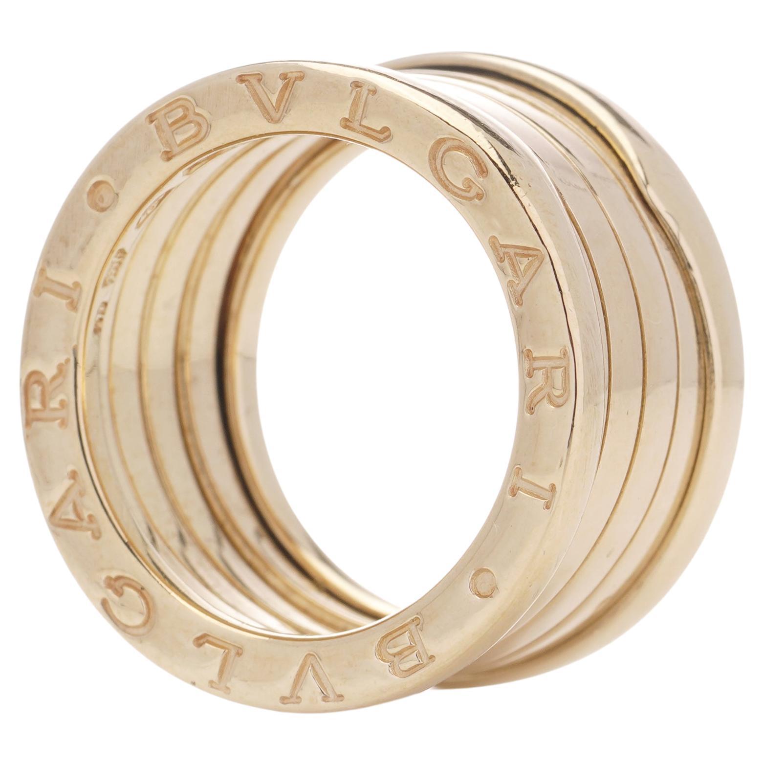 Bvlgari B. Zero1 18kt yellow gold band ring