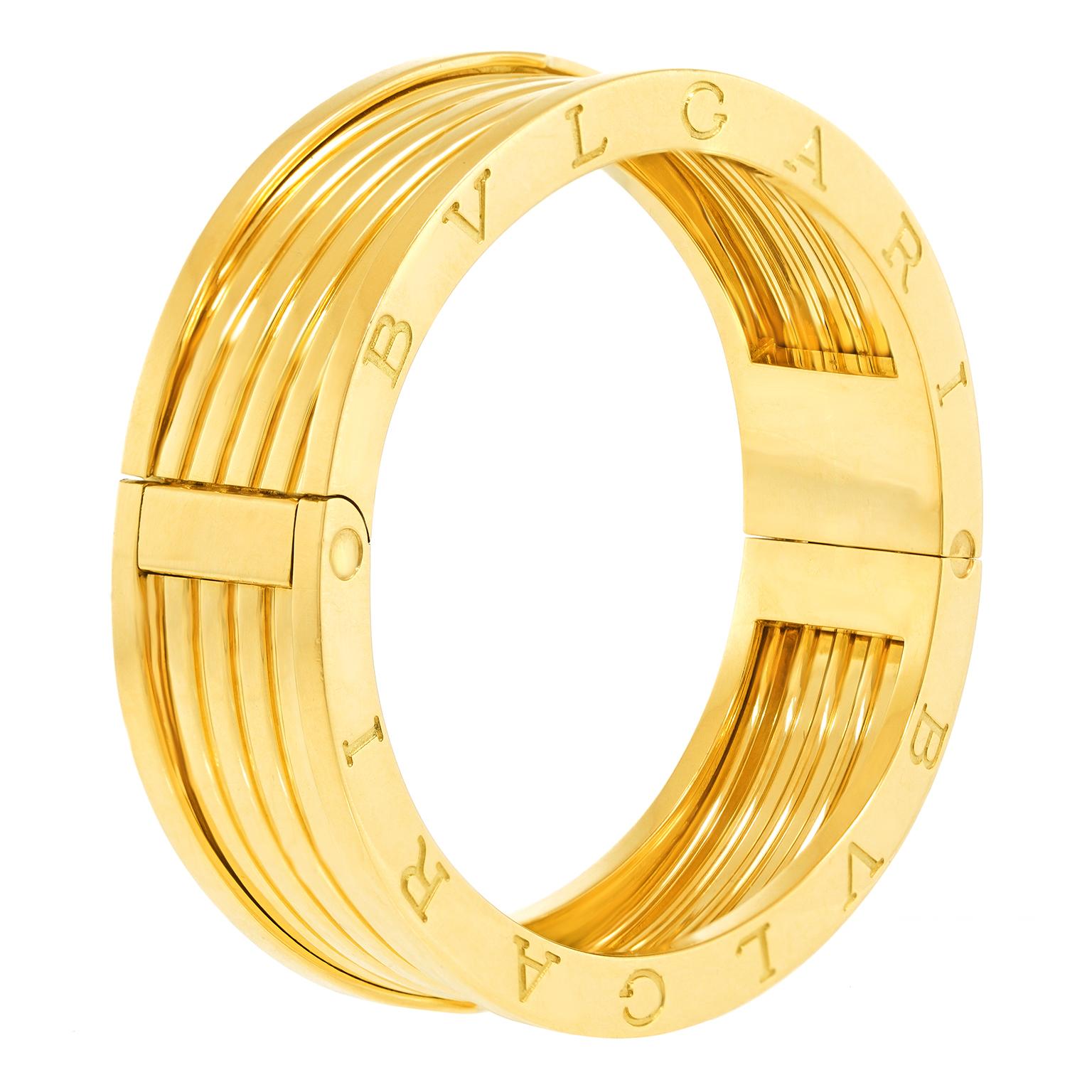BVLGARI B Zero Bangle In Excellent Condition For Sale In Litchfield, CT