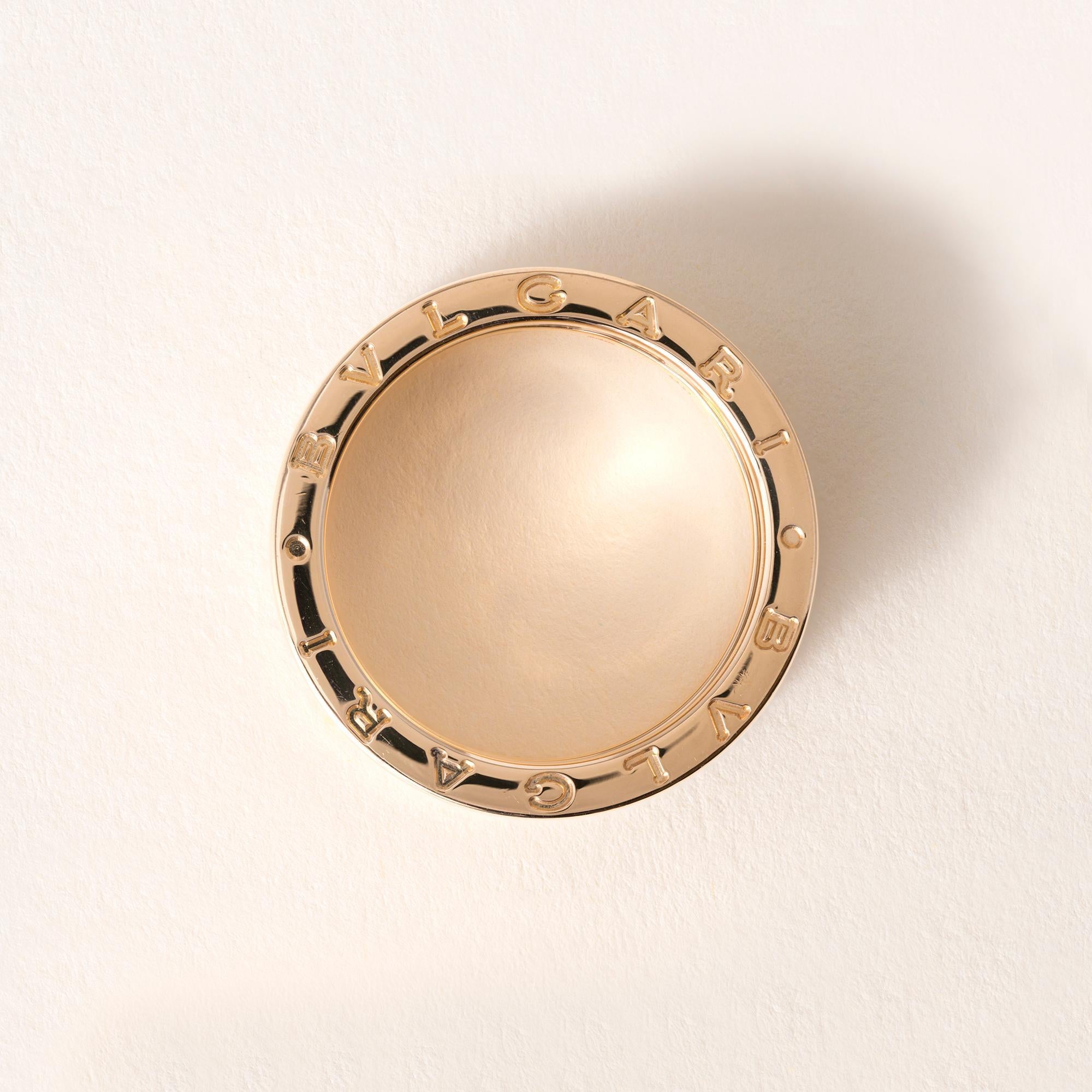 Bvlgari B. Zero1 Or Jaune 18K Bague pour Homme Pour hommes en vente