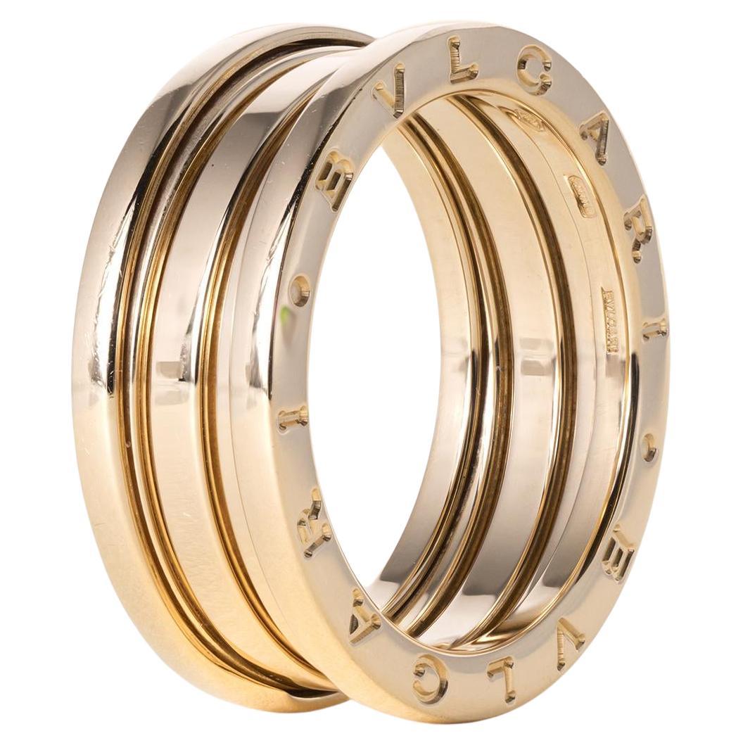 Bvlgari B. Zero1 Or Jaune 18K Bague pour Homme