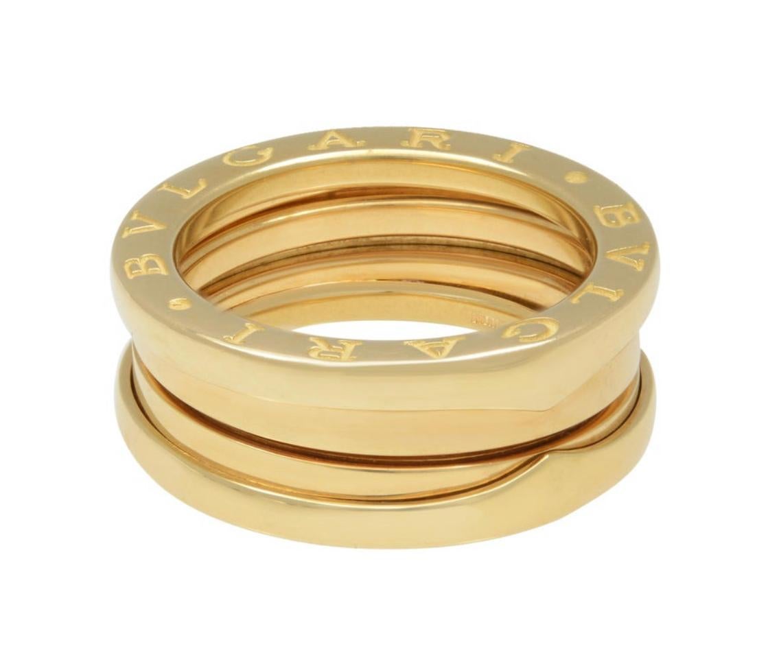 Bvlgari B Zero1 Ladies Ring 18k Yellow Gold 1