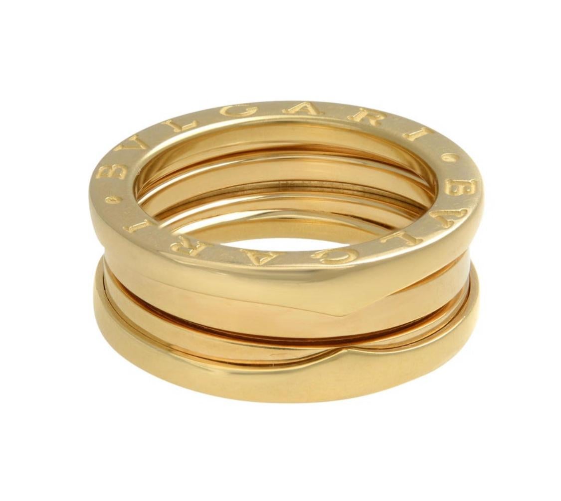 Bvlgari B Zero1 Ladies Ring 18k Yellow Gold 2