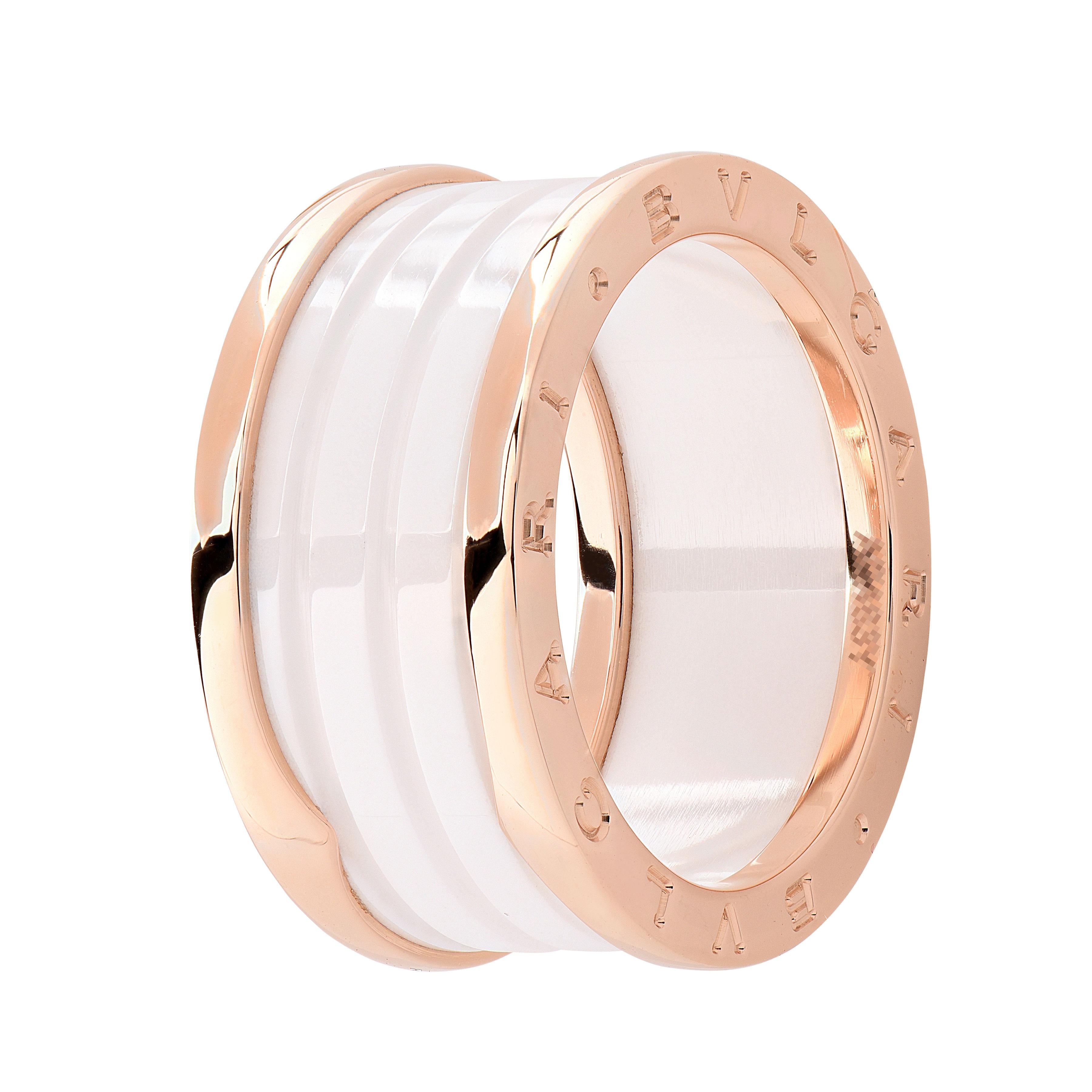 da uomo o donna Bvlgari B Zero1 Oro rosa e ceramica in vendita