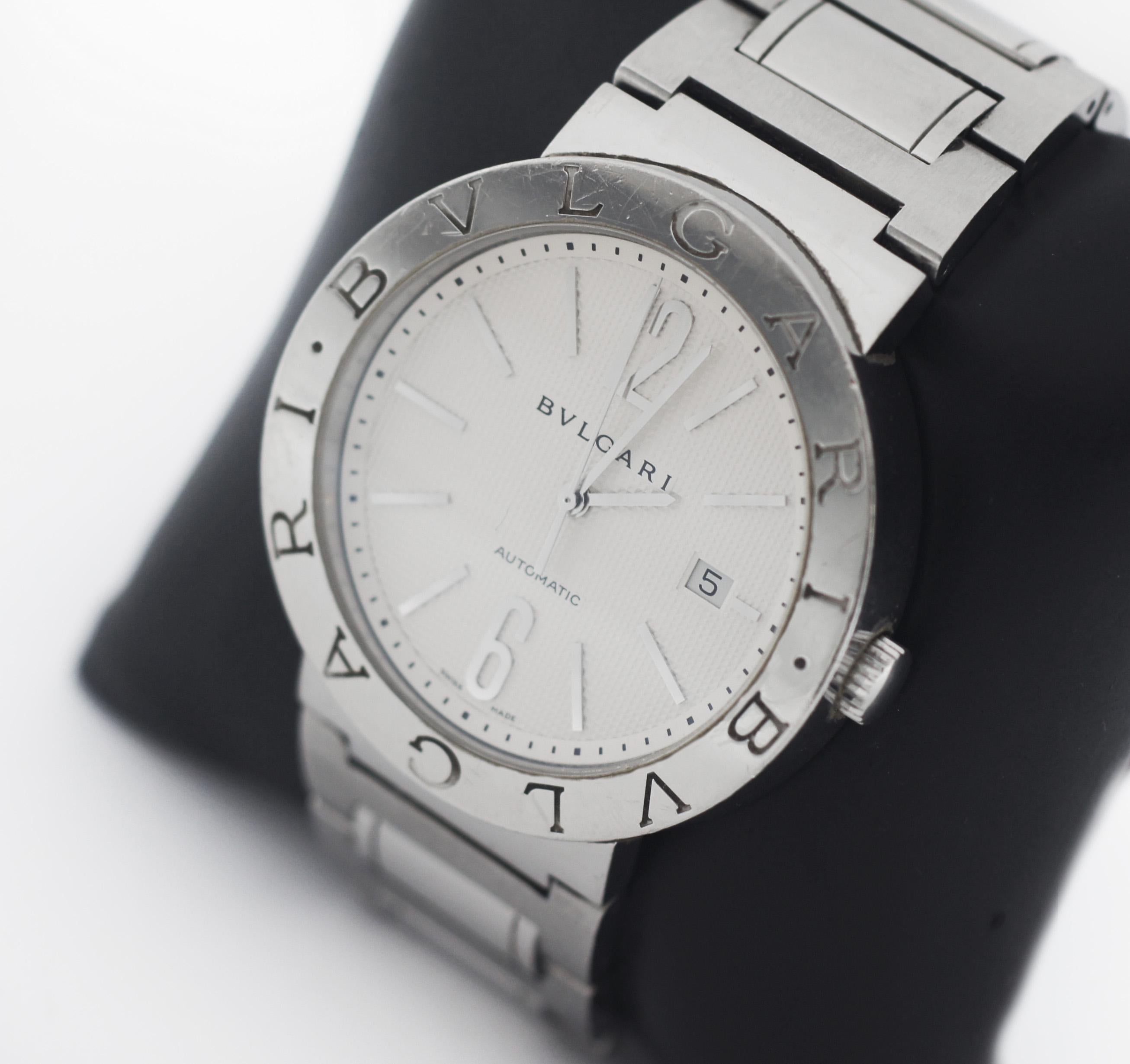 Men's BVLGARI BB 42 SS Automatic Watch For Sale