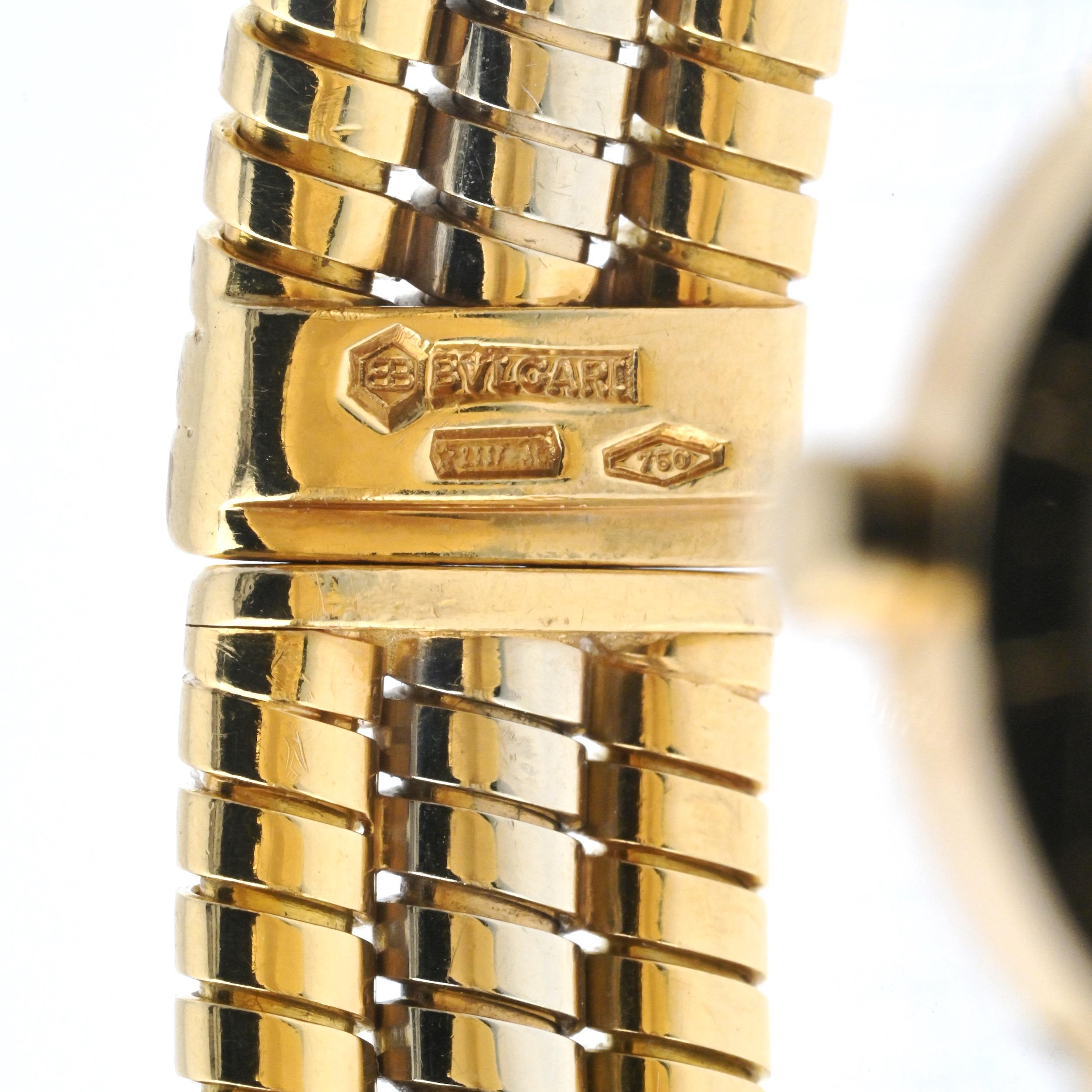 Bvlgari BB232T Tubogas Multi Gold Serpenti Round Dial Watch 1