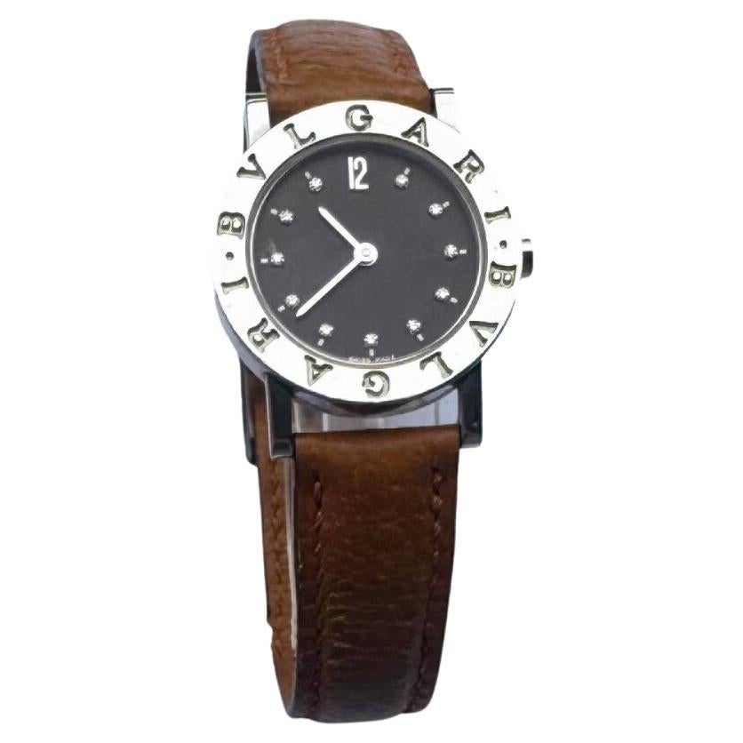 Bvlgari Bb26Sld Stainless Steal Diamond Wrist Watch Woman's Watch