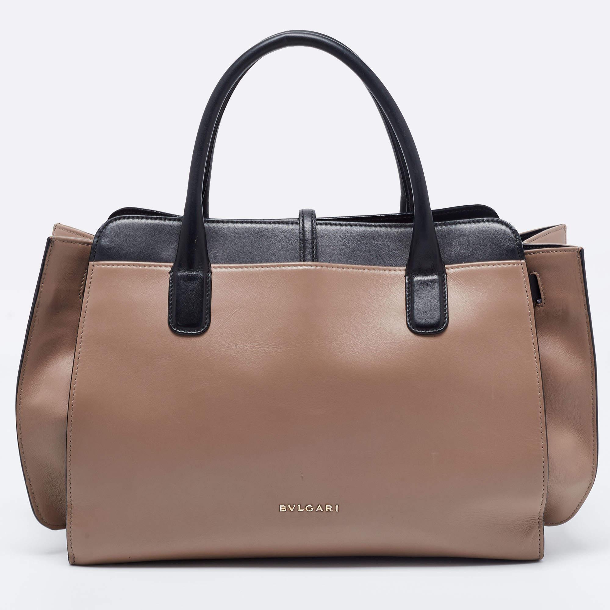Handbags are more than just instruments to carry one's essentials. They tell a woman's sense of style, and the better the bag, the more confidence she gets when she holds it. Bvlgari brings you one such fabulous bag meticulously made from leather in