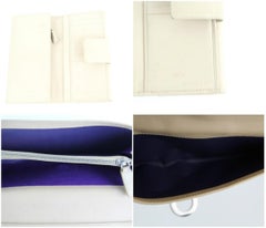 BVLGARI Beige Logo Long Wallet 8mj918