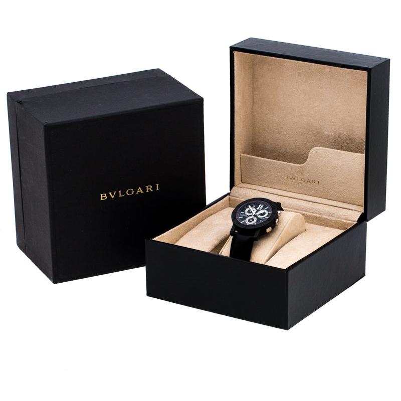 Bvlgari Black Carbongold Roma BB38CLCH Limited Edition Women's Wristwatch 38MM 1