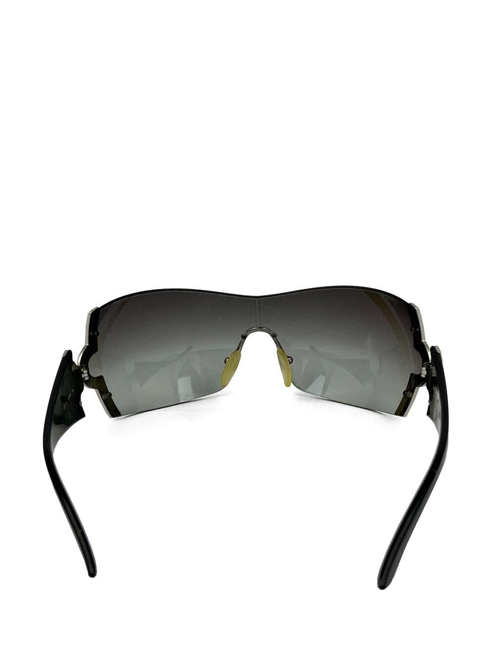 Bvlgari Black Crytsal-Studded Sunglasses In Good Condition In Amman, JO