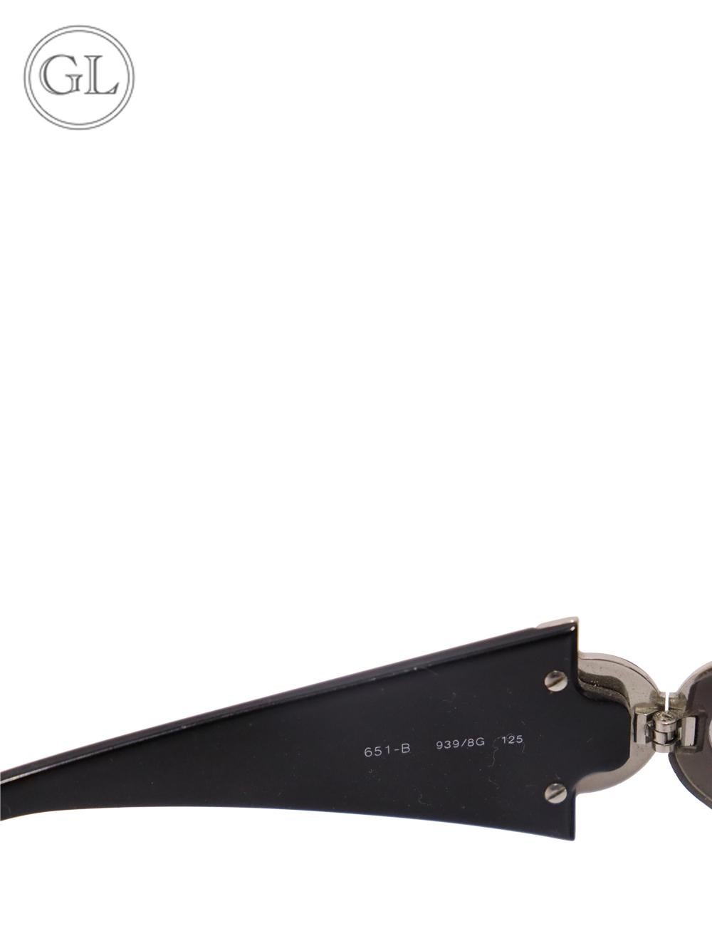 Women's Bvlgari Black Crytsal-Studded Sunglasses