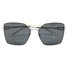 Bvlgari Black/Gold 67175 2023/87 Square Sunglasses