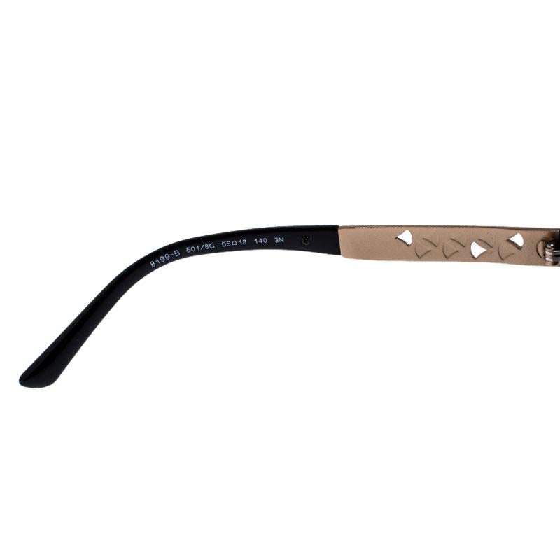 Women's Bvlgari Black Gradient 8199-B Crystal Embellished Cateye Sunglasses