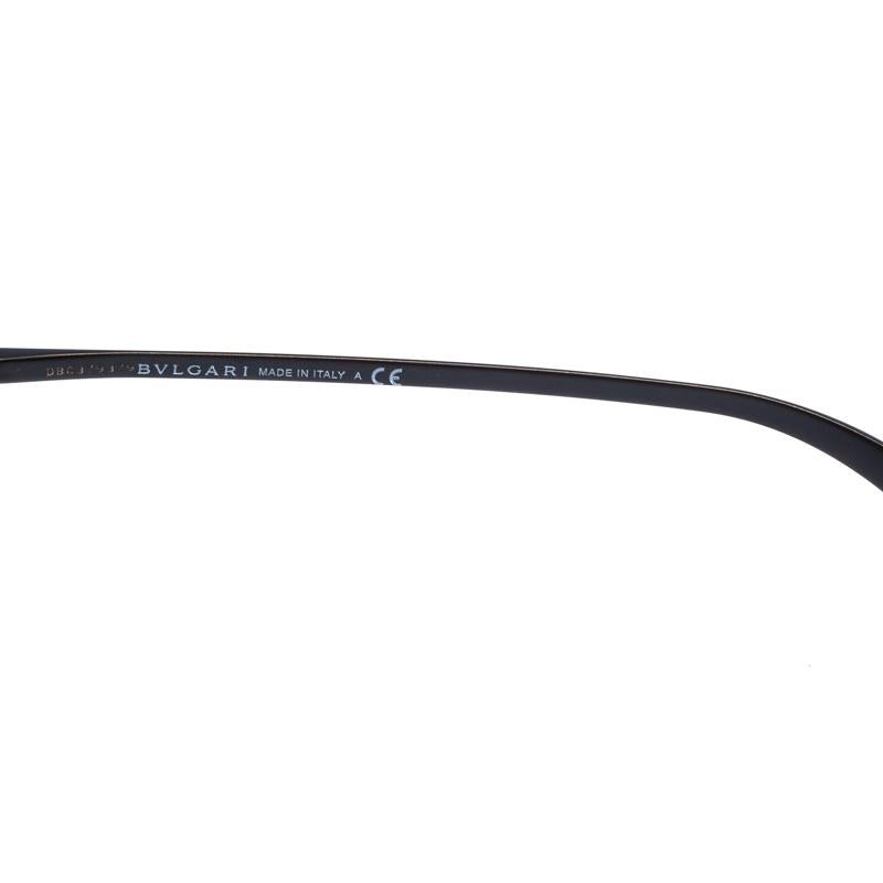 Bvlgari Black/Grey Gradient 6103 Serpenteyes Geometric Sunglasses In New Condition In Dubai, Al Qouz 2