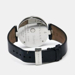 Bvlgari Black Heart Diamond Pave 18K Rose Gold B.Zero1  Women's Wristwatch 35 mm