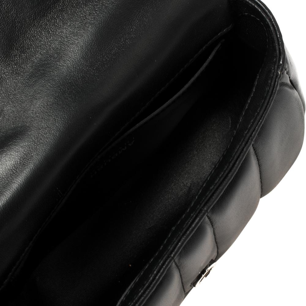 Schwarze Bvlgari Ambush-Gürteltasche aus Leder 6