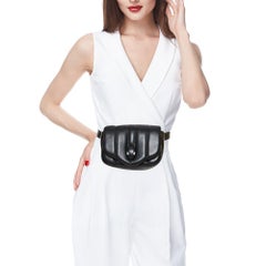 Bvlgari Black Leather Ambush Belt Bag