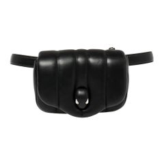 Used Bvlgari Black Leather Ambush Belt Bag